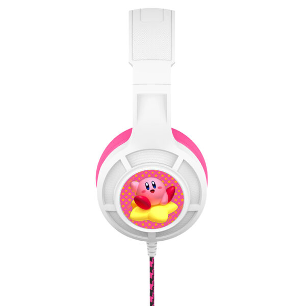 Casque filaire avec micro - PS5 / PS4 / Xbox Series X|S / Switch - Kirby Blanc / Rose - Gauche