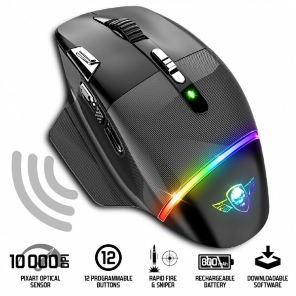 Souris sans fil - Spirit Of Gamer - Xpert - M800 - RGB - Infos