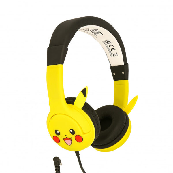 Casque filaire enfant - PS4 / PS5 / Xbox One / Series X / Switch - Pikachu avec oreilles - Gauche