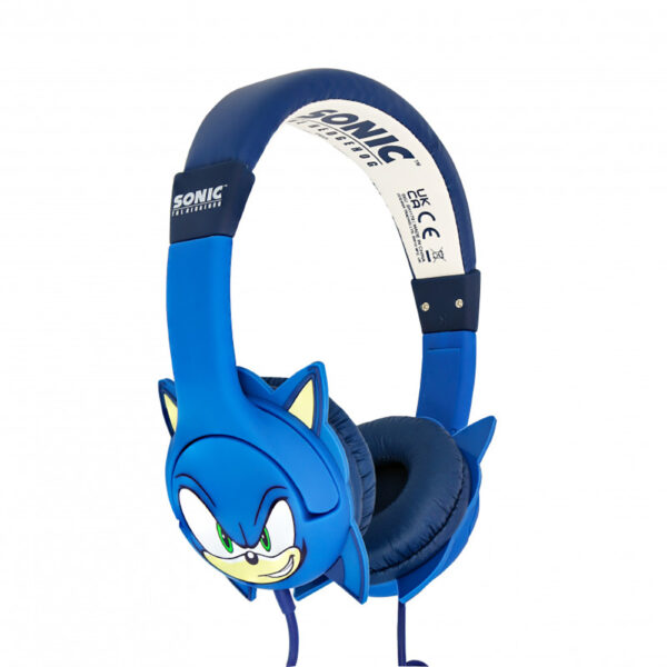 Casque filaire enfant - PS4 / PS5 / Xbox One / Series X / Switch - Sonic avec oreilles - Gauche