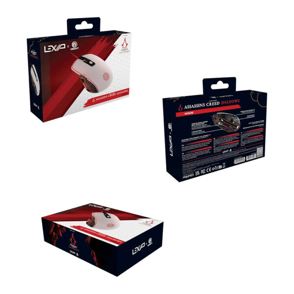Souris gaming filaire - Assassin's Creed Shadows - Lexip x Ubisoft