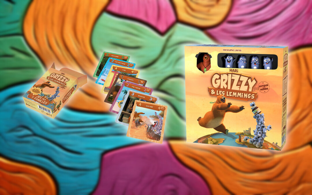 Grizzy et les lemmings débarquent en jeu de société