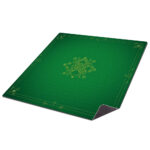 Tapis de jeu de cartes - Vert foncé - Neoprène