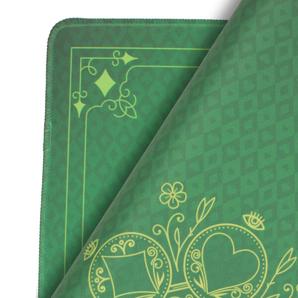 Tapis de jeu de cartes - Vert foncé - Neoprène