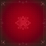 Tapis de jeu de cartes - Rouge - Neoprène