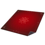 Tapis de jeu de cartes - Rouge - Neoprène