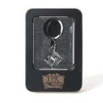 Porte-clé D6 - Lot de 7 mini dés (5mm) - Argent