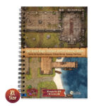 Livre plateau de jeu : extérieur Heroic Fantasy (A3)