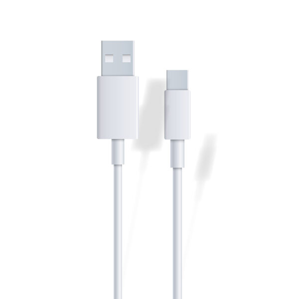 Câble de charge USB-C - Blanc - 1m