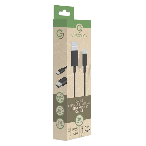 Câble de charge USB-C – Noir – 2m
