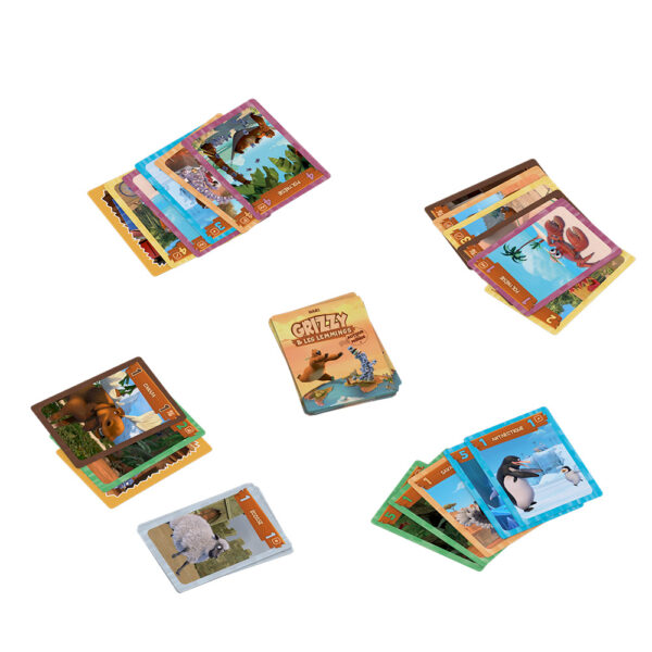 Grizzy et les lemmings - Jeu des 7 familles