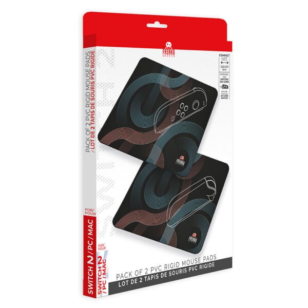 Switch 2 - Lot de 2 tapis de souris noir