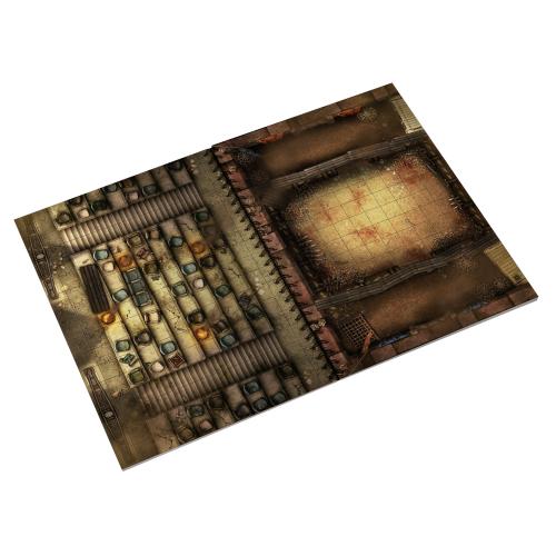 Livre Plateau de Jeu : Post Apocalyptique - Taille XL - A3 - Couverture Rigide – Image 3