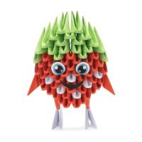 Origami 3D – Kit créatif Fraise – 76 pcs