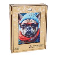 Puzzle en bois – Bouledogue grincheux – 316 pcs (15 pcs uniques) – Image 2