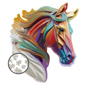 Puzzle en bois – Cheval éthéré – 500 pcs (25 pcs uniques)
