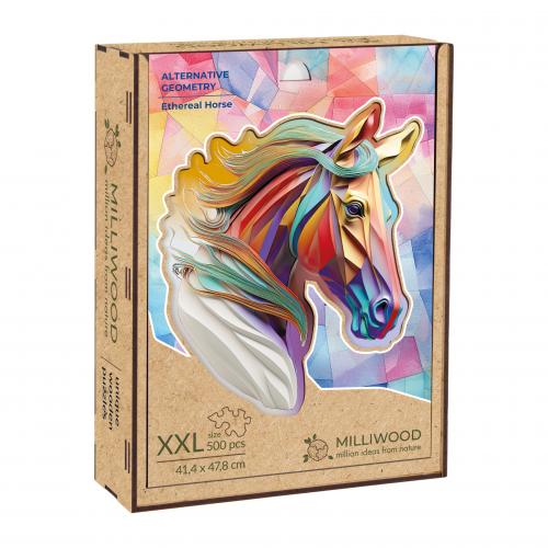 Puzzle en bois – Cheval éthéré – 500 pcs (25 pcs uniques) – Image 2
