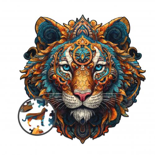 Puzzle en bois – Courage du Tigre– 400 pcs (25 pcs uniques) – Image 3
