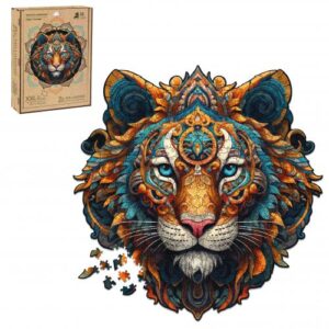 Puzzle en bois – Courage du Tigre– 400 pcs (25 pcs uniques)