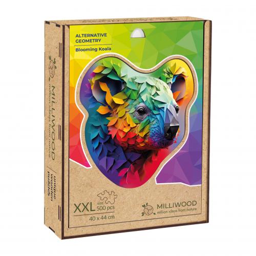 Puzzle en bois – Koala coloré – 500 pcs (25 pcs uniques) – Image 3