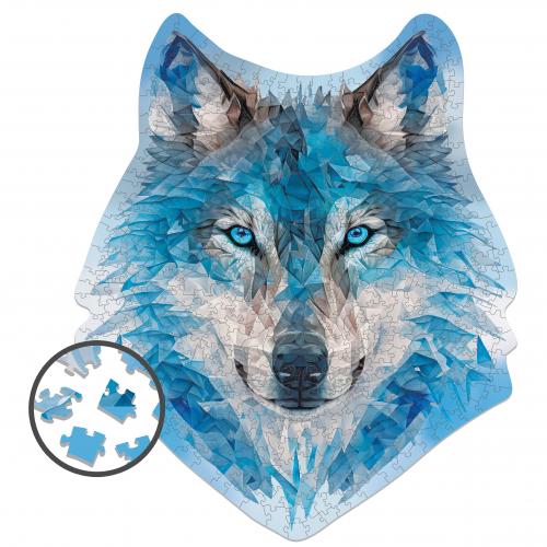 Puzzle en bois – Loup sauvage – 500 pcs (25 pcs uniques)