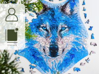 Puzzle en bois – Loup sauvage – 500 pcs (25 pcs uniques) – Image 3
