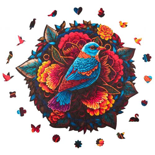 Puzzle en bois – Mandala Beauté de l’équilibre– 206 pcs (20 pcs uniques)