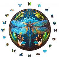 Puzzle en bois – Libellule – 206 pièces (dont 20 pièces uniques)
