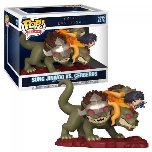 Solo Leveling - Funko pop Deluxe - Jinwoo vs Cerberus – Image 2