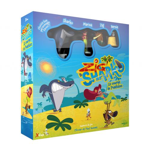 Jeu de société - Zig & Sharko - La course de Poséidon - FR